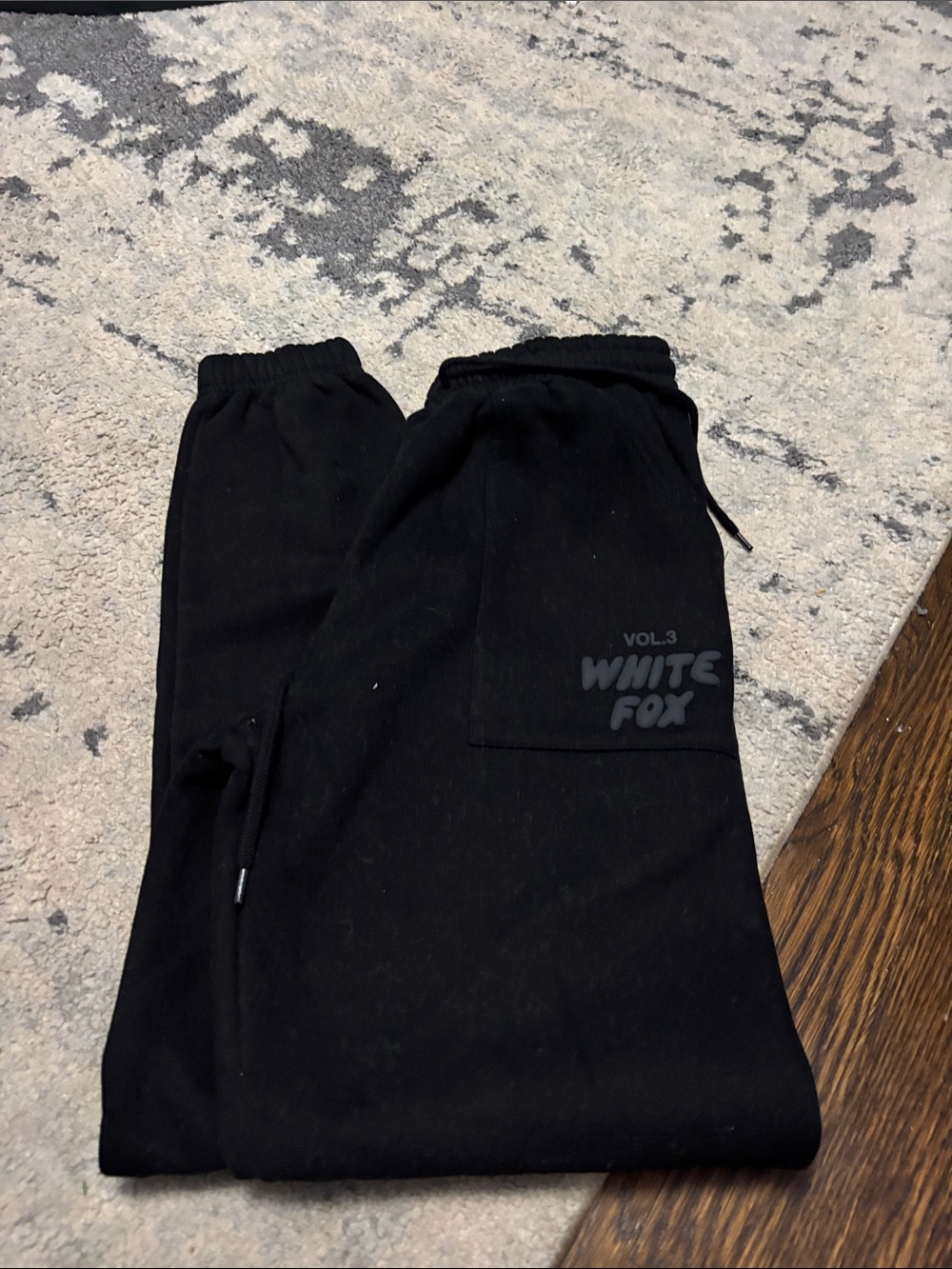 White fox sweatpants